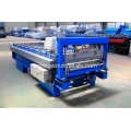 Corrugated roofing sheet roll forming machine line